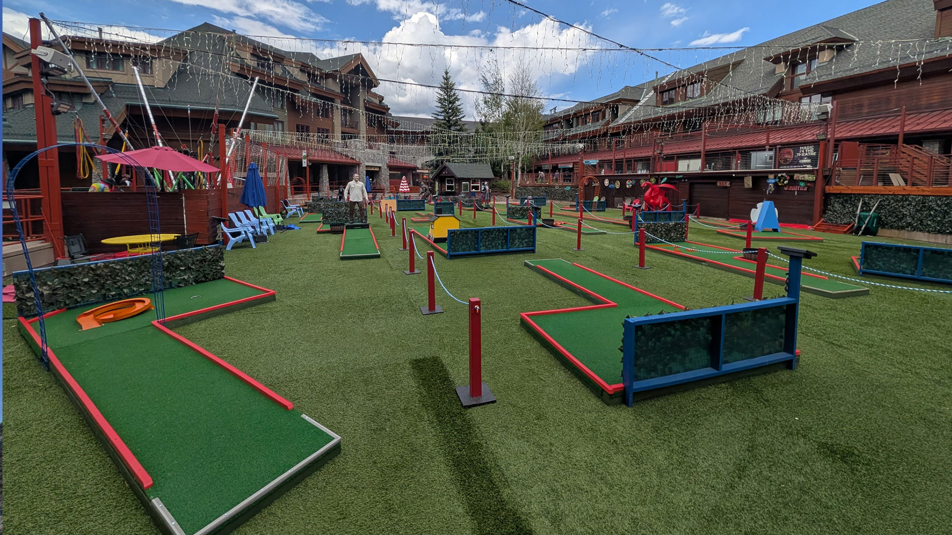 Mini Golf in the Heavenly Village
